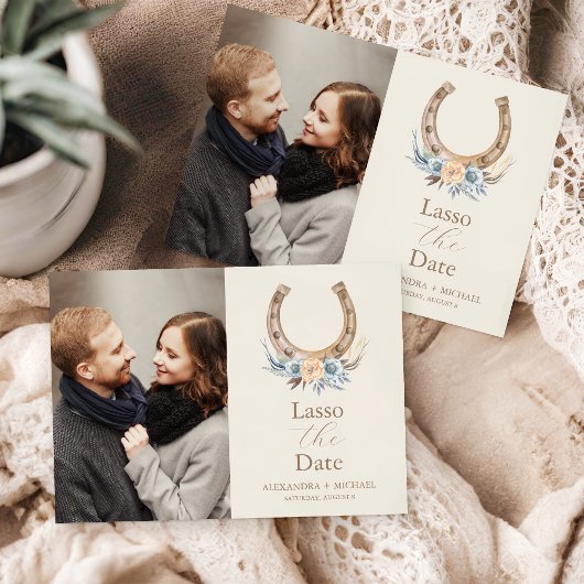 フォトウエスタンカントリーボヘミアン結婚フローラ セーブザデート