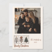 フォトウエスタンハウディカウボーイクリスマス シーズンカード (正面)