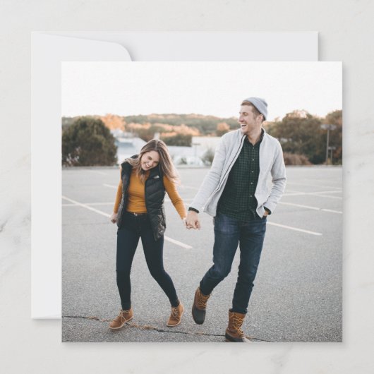 フォトウォーターカラーカクテルシップSIPホレー結婚ズ セーブザデート (裏面)