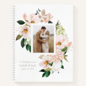 フォトウォーターカラーフラワーズゲストブック ノートブック (正面)