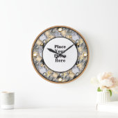 フォトウォールクロックをロックする ラージ壁時計 (ホーム)