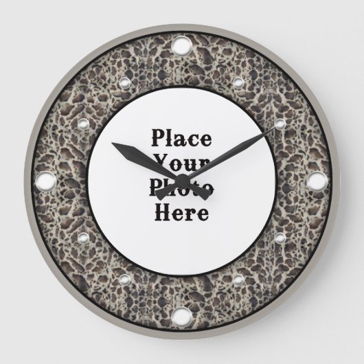 フォトウォール時計のオースロット ラージ壁時計 (正面)