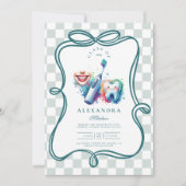 フォトウカラフルォーターの歯科医の卒業 招待状 (正面)