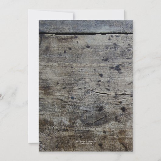 フォトウパーソナライズされたィードバースデーパーティーへの招待 招待状 (裏面)