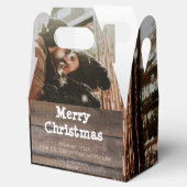 フォトウ素朴ィードメリークリスマスホリデーパーティー フェイバーボックス (オープン)