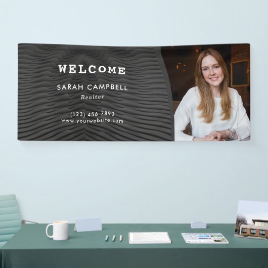 フォトエステートビ実在ジネスの追加 横断幕 (トレードショー)