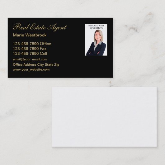 フォトエステ実在ートの名刺 名刺 (正面/裏面)