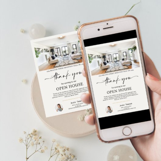 フォトエステ実在ートオープンハウススクリプトサンキューカード 招待状