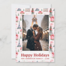 フォトエッフェルタワーシックなパリピンクのクリスマス