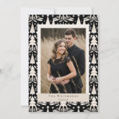 フォトエバエレガントモダンーグリーンクリスマスツリー シーズンカード (正面)