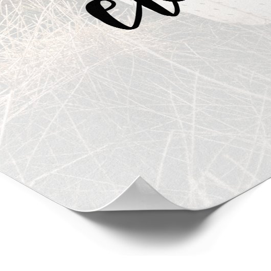 フォトエレガントなウェディングウェルカムポスター ポスター (角)