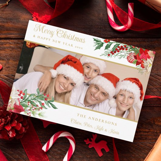 フォトエレガントクラシッククリスマスポインセチア