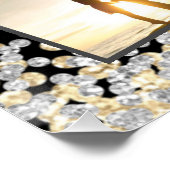 フォトエレガントコラージュ金ゴールドシルバー25周年記念 ポスター (コーナー)