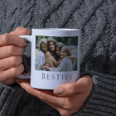 フォトエレガントシスタフッド引用文ベスティームグ コーヒーマグカップ