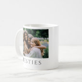 フォトエレガントシスタフッド引用文ベスティームグ コーヒーマグカップ (正面左)