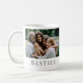 フォトエレガントシスタフッド引用文ベスティームグ コーヒーマグカップ (左)