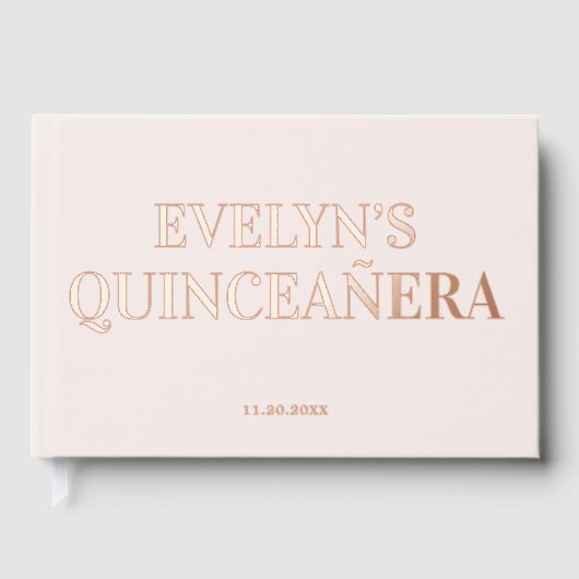 フォトエレガントシンプルキンセアニェラ ゲストブック (正面)