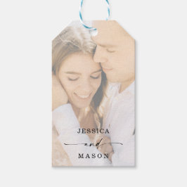 フォトエレガントス結婚ゲストバッグ歓迎ラベル ギフトタグ