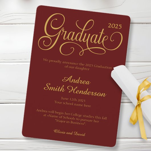 フォトエレガントタイポグラフィなし 案内状