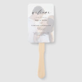 フォトエレガント結婚式 プログラムハンドファン ハンドファン (正面)