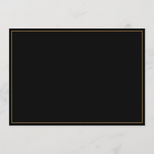 フォトエレガント金ゴールドメリークリスマス シーズンカード (裏面)