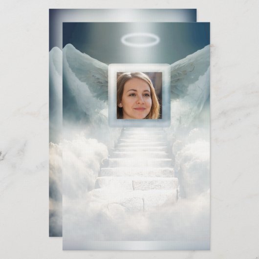 フォトエンジェルひな形の追加 便箋 (正面/裏面)