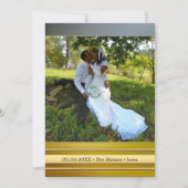 フォトエンチャント結婚フォレストのサンキューカード セーブザデート (正面)