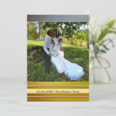 フォトエンチャント結婚フォレストのサンキューカード セーブザデート (スタンド正面)