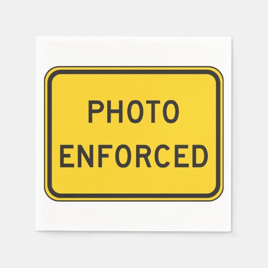 フォトエンフォースサイン紙ナプキンス スタンダードカクテルナプキン (正面)