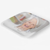 フォトオエレガントーバーレイおもしろいファクト退職パーティー ペーパープレート (傾斜あり)