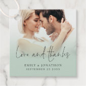 フォトオエレガントーバーレ感謝していイLoveスクリッ結婚ト フェイバータグ (正面)