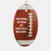 フォトオパーソナライズされたバルサッカースポーツオーナメント セラミックオーナメント (右)