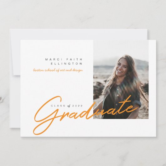 フォトオモダンレンジ大学院 案内状 (正面)