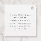 フォトオモダンーバーレ感謝していイLoveスクリッ結婚ト フェイバータグ (裏面)