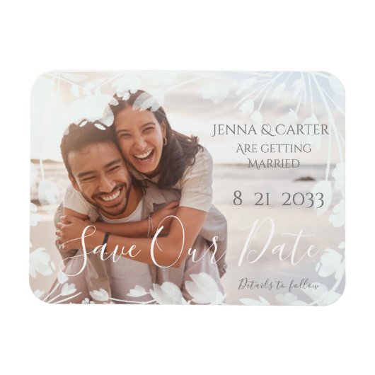 フォトオモダンーレエレガントイのミニマリスト マグネット (横)