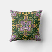 フォトオリーブとラベンダーのアズレヨス投薬 クッション (裏面)