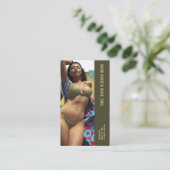 フォトオリーブビキニバリスタダブルナンバーコーヒー ロイヤリティカード (スタンド正面)