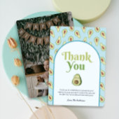 フォトオンダーフルアボカド1stバースデーサンキュータカード 招待状