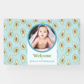 フォトオンダーフルアボカド1st誕生日パーティー 横断幕 (横)