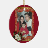 フォトオーナメントクリスマスフレーム セラミックオーナメント (右)