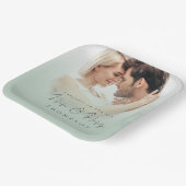 フォトオーバーレイおめでとうニューミセス・セージ ペーパープレート (傾斜あり)