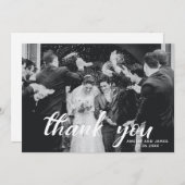 フォトオーバーレイに関するスクリプトメッセーカスタムジに感謝 サンキューカード (正面/裏面)