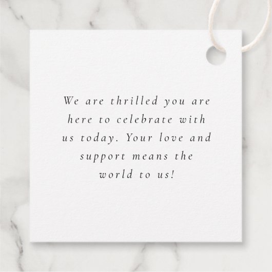 フォトオーバーレイの愛と感謝していスクリプト結婚の設定 フェイバータグ (裏面)