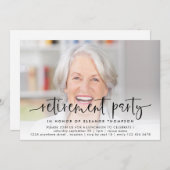 フォトオーバーレイエレガントスクリプトの削除 招待状 (正面/裏面)