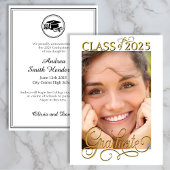 フォトオーバーレイエレガント大学院のお知らせ 招待状