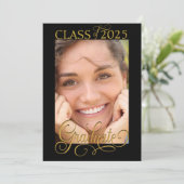 フォトオーバーレイエレガント大学院のお知らせ 招待状 (スタンド正面)