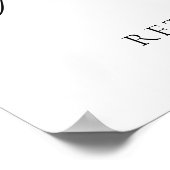 フォトオーバーレイエレガント退職パーティーへようこそ ポスター (角)