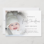 フォトオーバーレイスクリプトベビー初めてのクリスマス (正面)