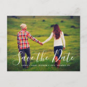 フォトオーバーレイスタイリッシュのスクリプトを作成する日付を保存 案内ポストカード (正面)