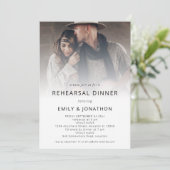 フォトオーバーレイボヘミアンリハーサルディナー 招待状 (スタンド正面)